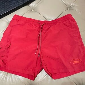 Tommy Bahama Vibrant Red Swim Shorts